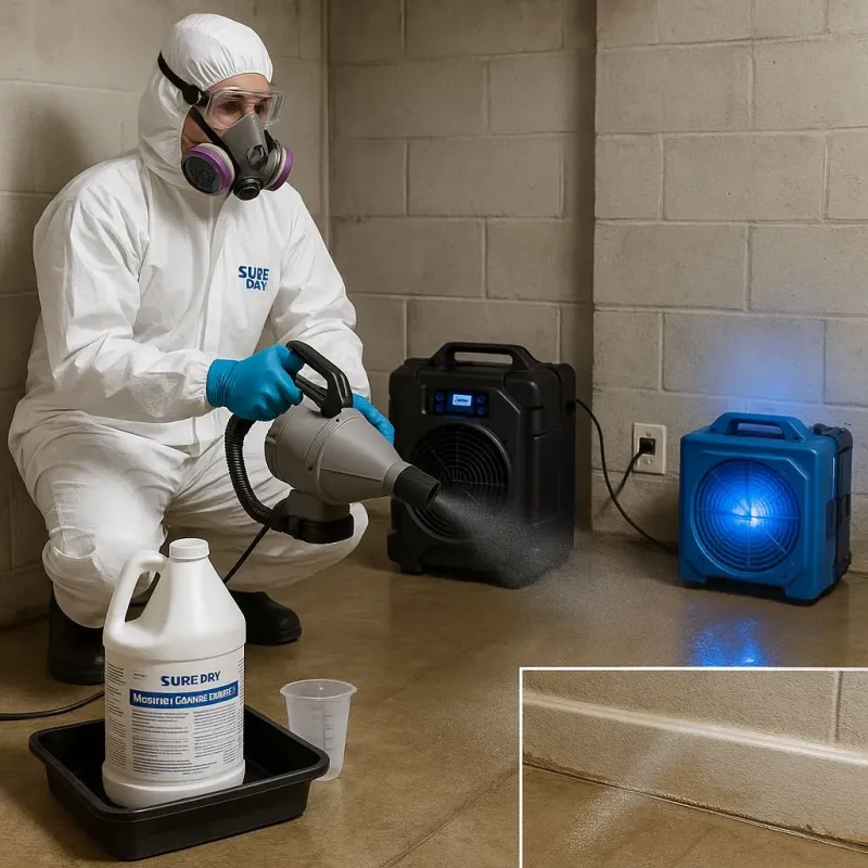 Sanitization and Odor Removal process in Blissfield, MI
